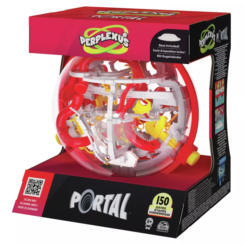 Spiele Perplexus Portal, labirinto esférico 3D, brinquedo antiestresse, bola de puzzle de viagem para crianças com 150 obstáculos, para adultos e crianças a partir dos 8 anos