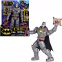 DC Comics, Battle Strike Batman figura de ação de 12 polegadas, 5 acessórios, mais de 20 sons, brinquedo de colecionador para rapazes e raparigas a partir dos 3 anos