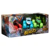 Monster Jam, conjunto Charged Beasts, oficial, Dragon, Octon8er, Jurassic Attack, monster trucks em metal fundido à escala 1:64, brinquedo para rapazes e raparigas a partir dos 3 anos