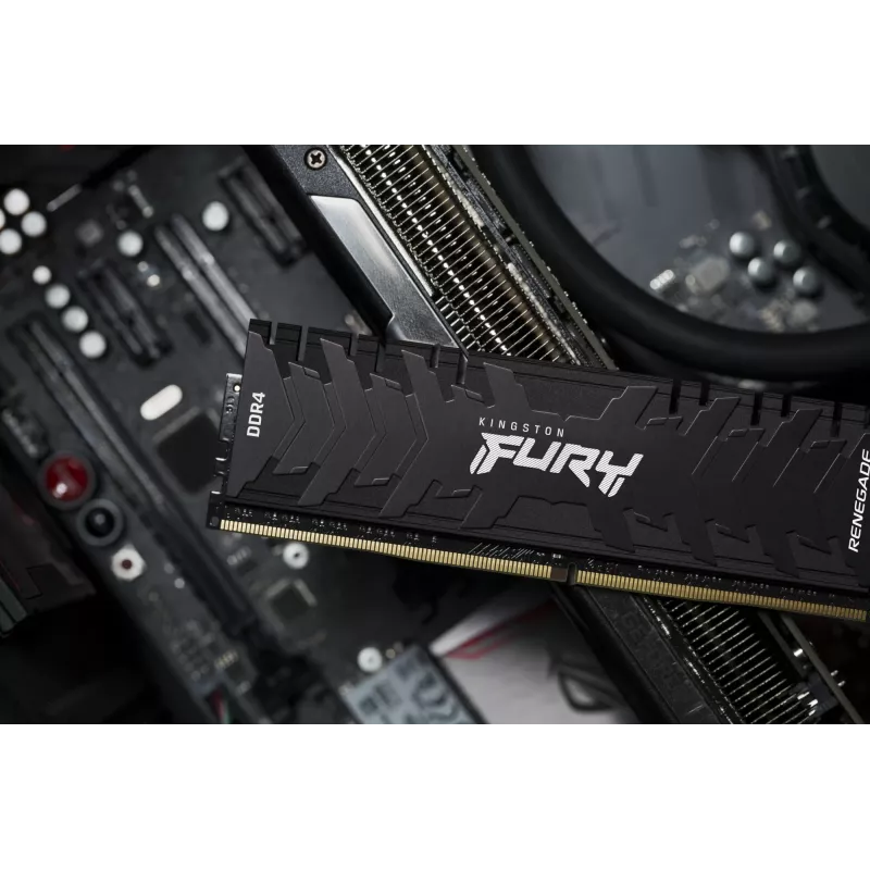 Kingston Technology FURY 64 GB 3600 MT/s DDR4 CL16 DIMM (kit de 4) Renegade preto