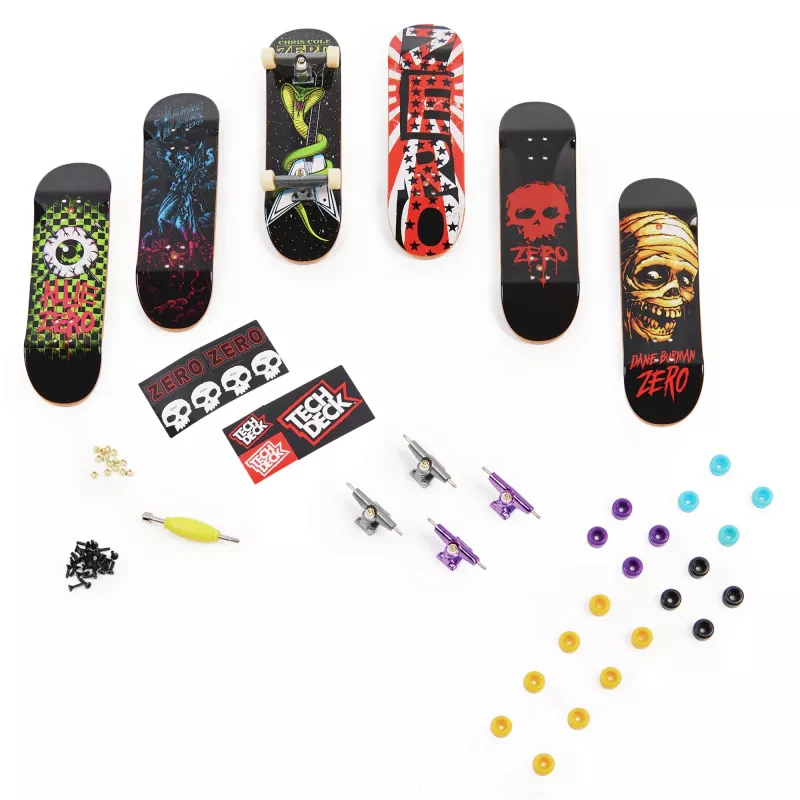 Tech Deck, Sk8shop Fingerboard Bonus Pack, mini-skates colecionáveis e personalizáveis (estilos podem variar)