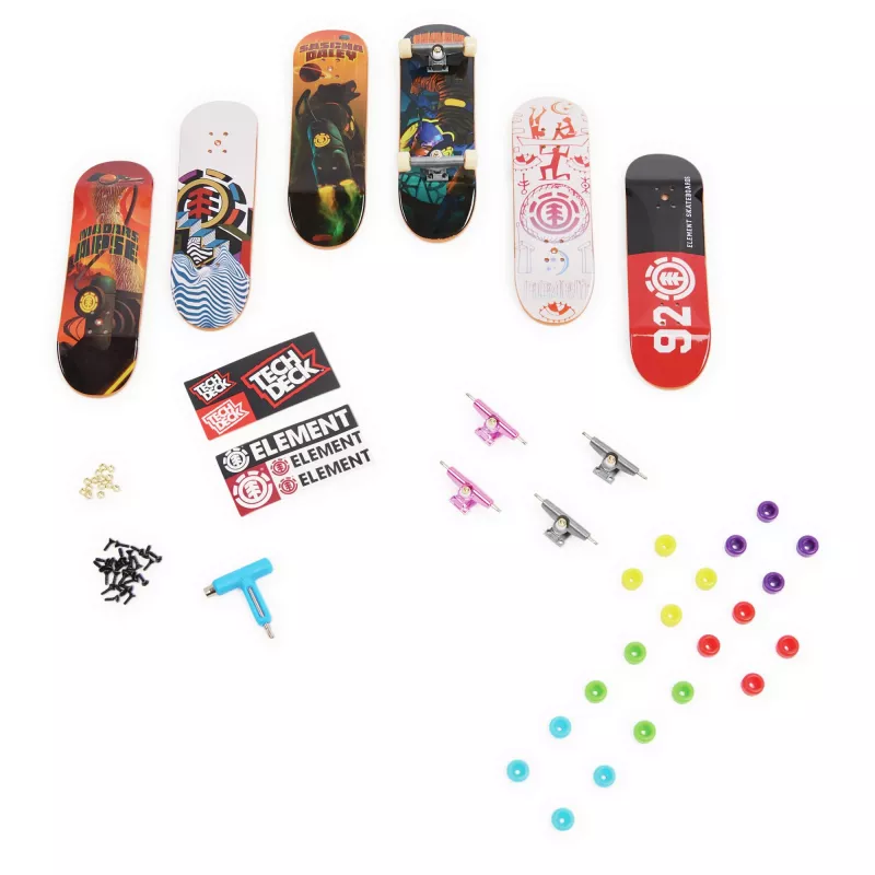 Tech Deck, Sk8shop Fingerboard Bonus Pack, mini-skates colecionáveis e personalizáveis (estilos podem variar)