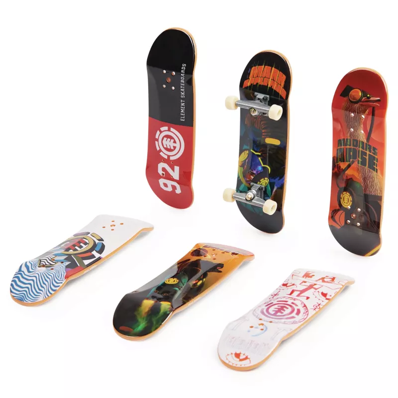 Tech Deck, Sk8shop Fingerboard Bonus Pack, mini-skates colecionáveis e personalizáveis (estilos podem variar)