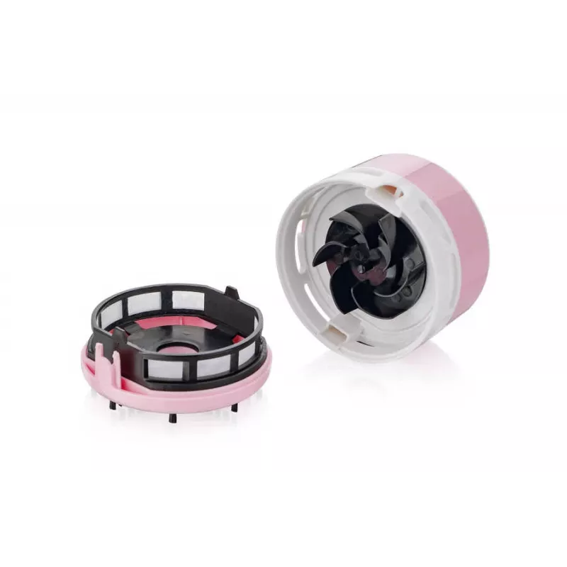 Peach PA105 aspirador de mão rosa, branco sem saco