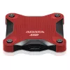 SSD externo ADATA SD620 512 GB, USB 3.2 Gen 2 Micro-USB B, vermelho, caixa de silicone