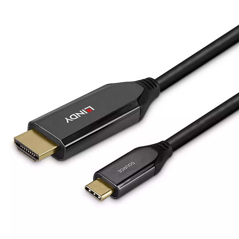 Cabo adaptador Lindy 2m USB Type-C para HDMI 8K60
