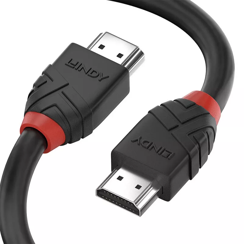 Cabo HDMI Lindy 5m 8K60Hz preto tipo A macho para macho