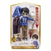 Wizarding World Harry Potter, conjunto de presente de boneca Harry Potter de 8 polegadas com capa de camuflagem e 5 acessórios de boneca, brinquedo infantil a partir dos 6 anos