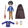 Wizarding World Harry Potter, conjunto de presente de boneca Harry Potter de 8 polegadas com capa de camuflagem e 5 acessórios de boneca, brinquedo infantil a partir dos 6 anos