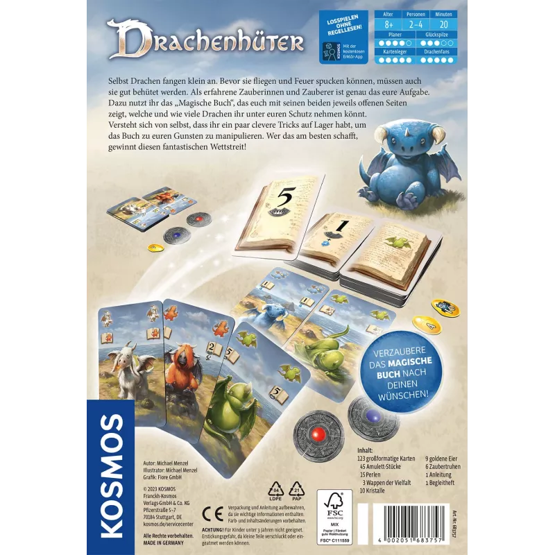 Kosmos 44138956 jogo de tabuleiro/cartas 20 min jogo de coleção