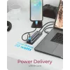 Hub USB icybox IB-HUB1450-C31 — 10 portas, USB 3.2