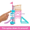 Barbie and Stacie to the Rescue conjunto de brincar parque para cachorros com boneca, 3 réplicas de cães e acessórios