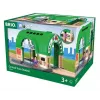 BRIO World 33649 Estação principal com máquina de bilhetes, Verde/Cinzento