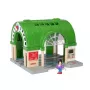 BRIO World 33649 Estação central com máquina de bilhetes, verde/cinzento
