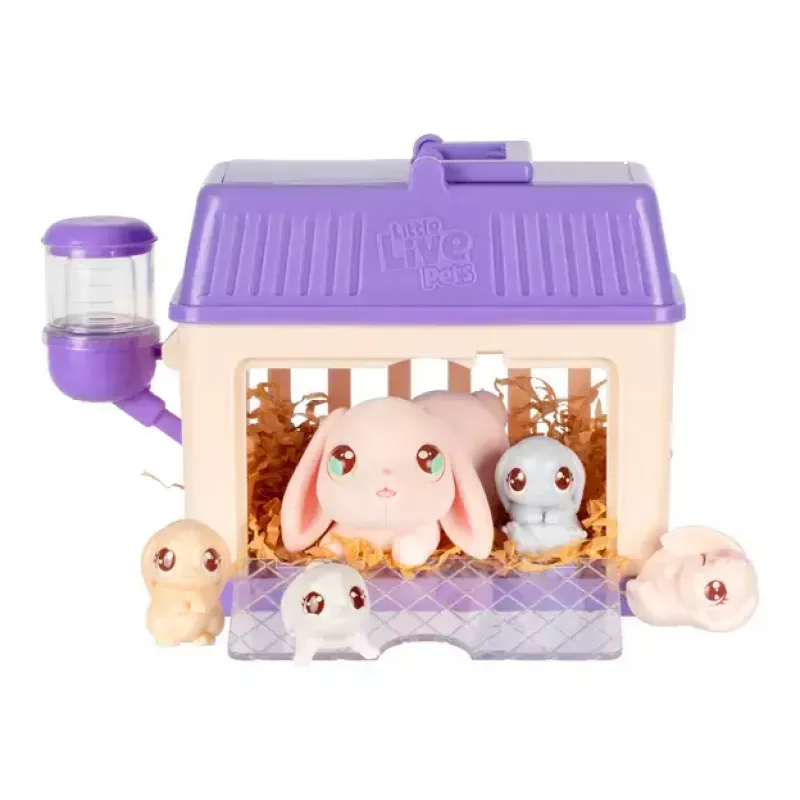 Animal Moose Toys Little Live Pets Mama Surprise S4 mini conjunto de brincar coelho