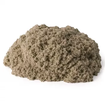 Kinetic Sand, 2 lb areia de brincar castanha, brinquedo sensorial moldável para crianças, saco reutilizável (embalagem pode variar), para crianças a partir de 3 anos