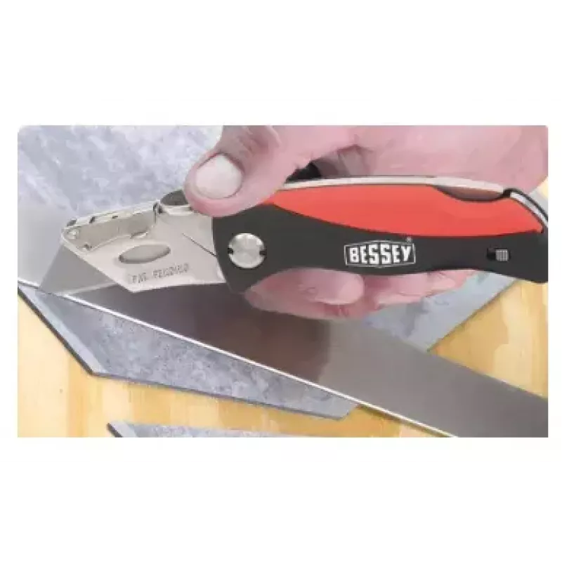 Bessey DBKPH-EU x-ato dobrável, cabo de ABS, preto/vermelho