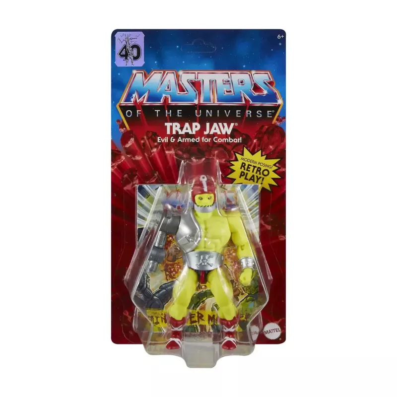 Figura de ação Mattel Masters of the Universe Origins Trap Jaw 6+