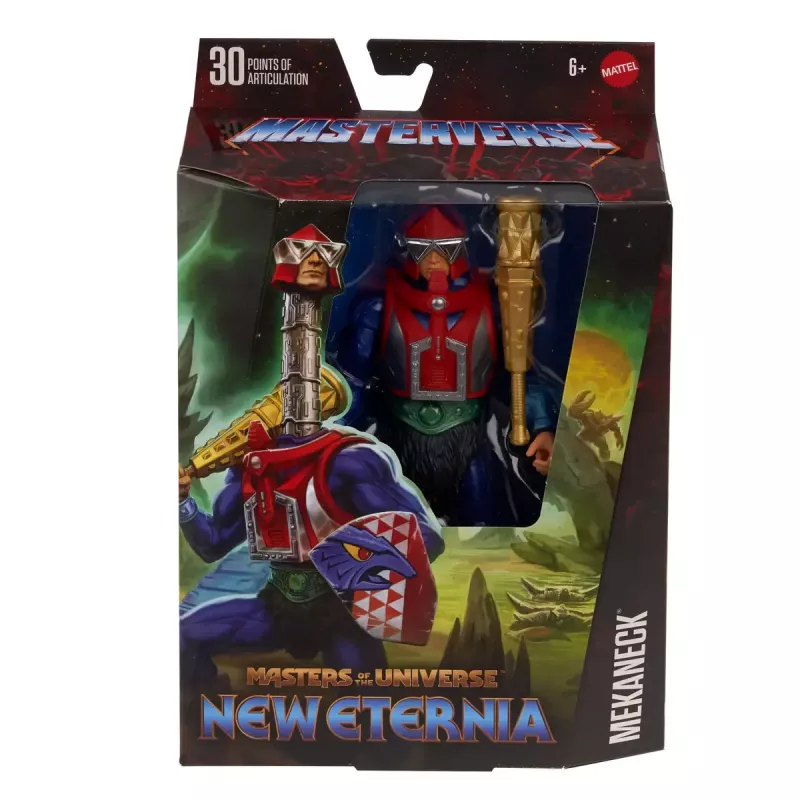 Figura de ação Mattel Masters of the Universe Masterverse Mekaneck 6+