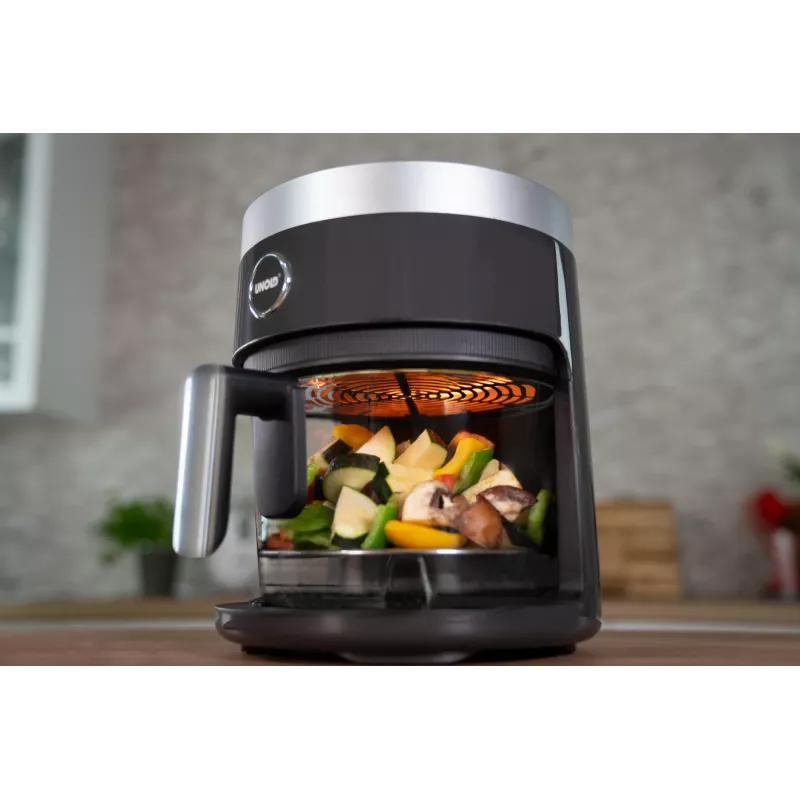 Fritadeira de ar quente Unold 58695 individual 3,5 L autónoma 1200 W preto