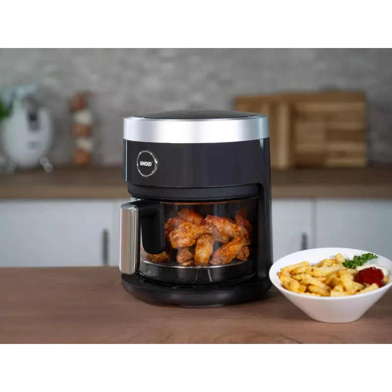 Fritadeira de ar quente Unold 58695 individual 3,5 L autónoma 1200 W preto