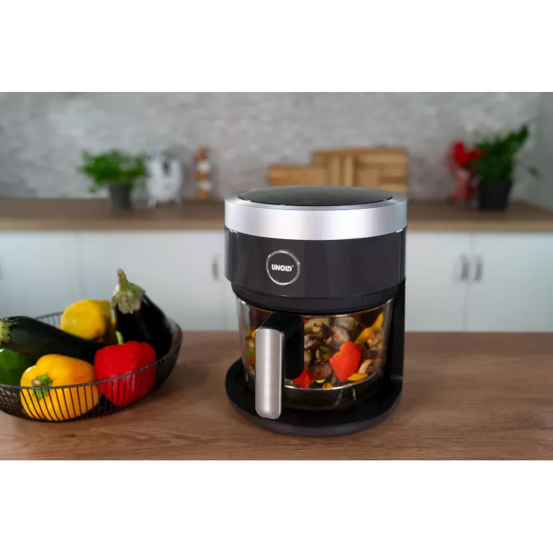 Fritadeira de ar quente Unold 58695 individual 3,5 L autónoma 1200 W preto