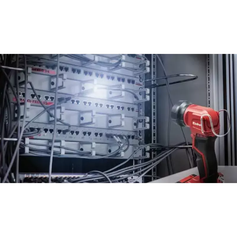 Lâmpada de trabalho LED Einhell TE-CL 18 Li H-Solo preto vermelho