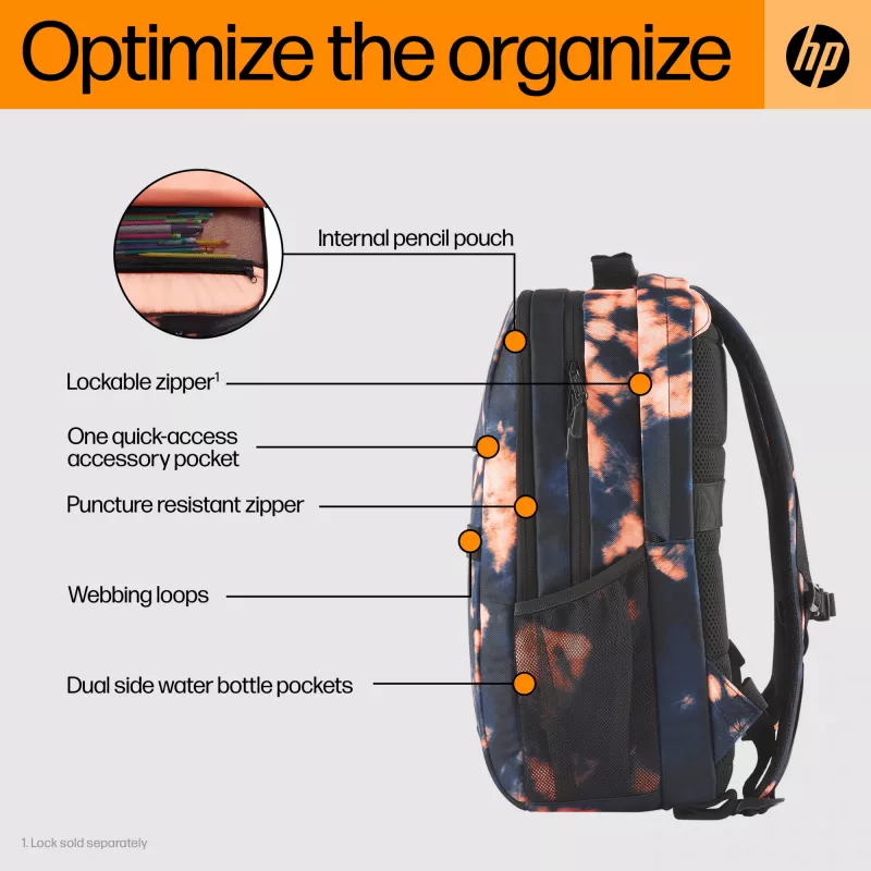 Mochila HP Campus XL Tartan Plaid, mochila, 620 g