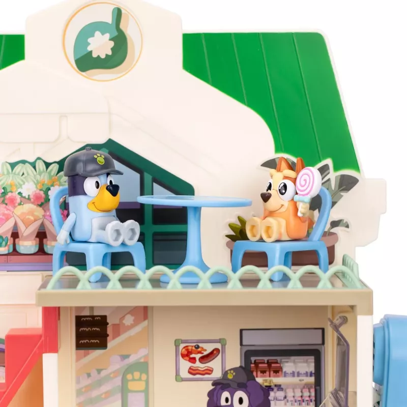 Conjunto de brincar Polesie MS18918 – Conjunto de compras temático Bluey, com som, pilha AAA, a partir dos 3 anos
