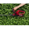 Einhell GE-CH 1846 Li Kit corta-sebes a bateria, 18 V, bateria de iões de lítio de 2,0 Ah, lâmina dupla, comprimento de corte 52 cm, vermelho/preto
