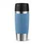 Caneca de viagem EMSA Travel Mug Classic 360 ml azul em aço inoxidável
