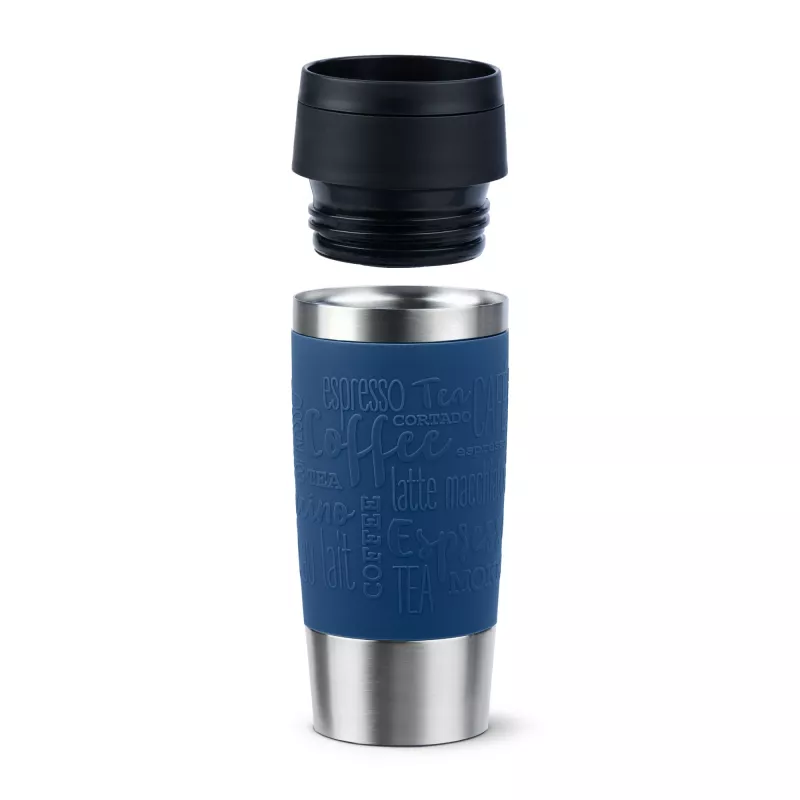 Caneca de viagem EMSA Travel Mug Classic N2020300 360 ml preto, azul, aço inoxidável