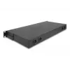 DeLOCK painel de ligação de fibra ótica HD 19 polegadas 1U preto montagem em rack de metal