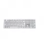 Teclado CHERRY KC 200 MX universal USB QWERTZ alemão prateado, branco