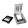 Adaptador Icy Dock MB982SP-1S de 2,5 para 3,5 polegadas para SSD/HDD SATA, prateado