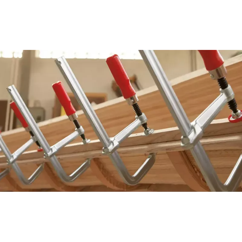 Grampo de rosca em F BESSEY GS20 20 cm alumínio vermelho