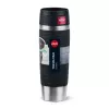 Caneca de viagem EMSA Travel Mug Waves Grande 500 ml preto, aço inoxidável