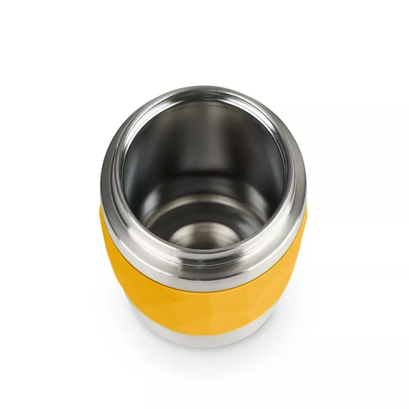 Caneca de viagem EMSA Travel Mug Compact 300 ml aço inoxidável, amarelo