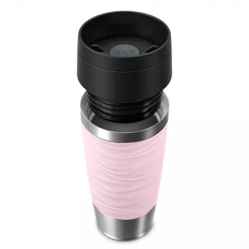 Caneca de viagem EMSA Travel Mug Waves 360 ml rosa aço inoxidável
