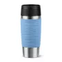 Caneca de viagem EMSA N20213 azul-claro, aço inoxidável, 0,36 L, isolamento a vácuo