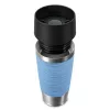 Caneca de viagem EMSA N20213 azul-claro, aço inoxidável, 0,36 L, isolamento a vácuo