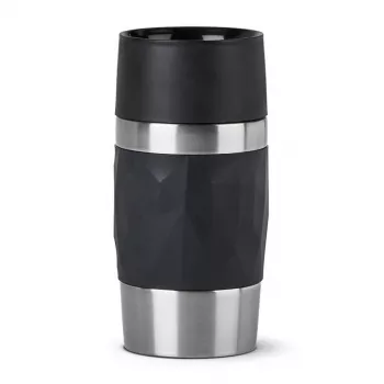 Recipiente EMSA N21601 0,3 ml preto aço inoxidável