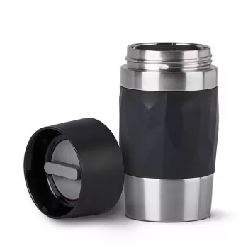 Recipiente EMSA N21601 0,3 ml preto aço inoxidável