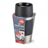 Caneca térmica EMSA N21601 0,3 l, preta, aço inoxidável