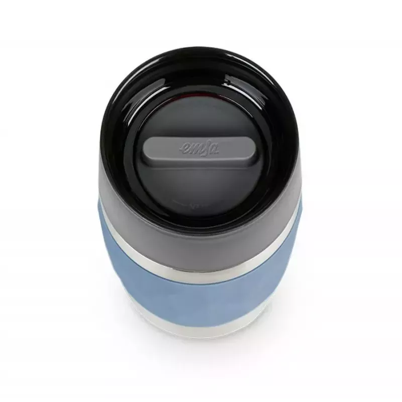 EMSA N21602 caneca térmica de viagem 0,3 l azul em aço inoxidável