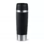 Caneca de viagem EMSA Travel Mug Classic N2022000 500 ml preto, aço inoxidável aço inoxidável