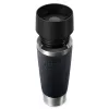 Caneca de viagem EMSA Travel Mug Classic N2022000 500 ml preto, aço inoxidável aço inoxidável