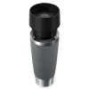 EMSA N2022300 Travel Mug Classic Grande caneca térmica, 500 ml, aço inoxidável/PP/silicone, tampa Quick Press, cinzenta
