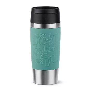 Caneca de viagem EMSA Travel Mug Classic 360 ml azul aço inoxidável