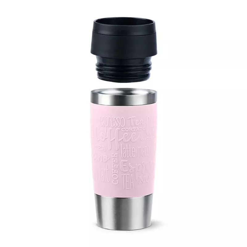 Caneca de viagem EMSA Travel Mug Classic 360 ml rosa aço inoxidável